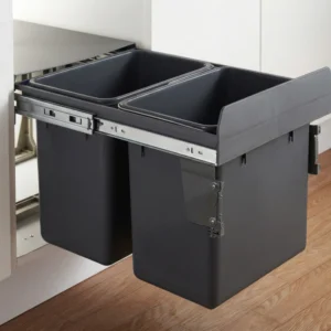 Porta residuos doble 20+20Lts